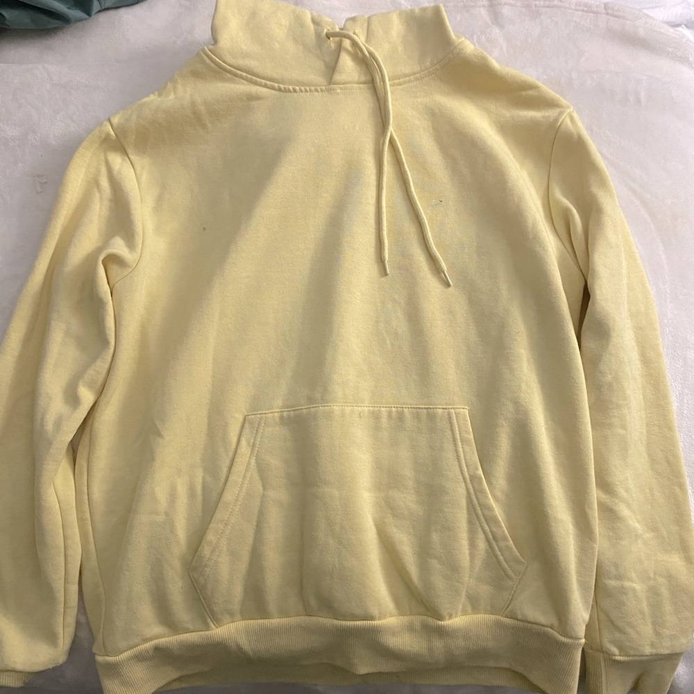 Yellow hoodie